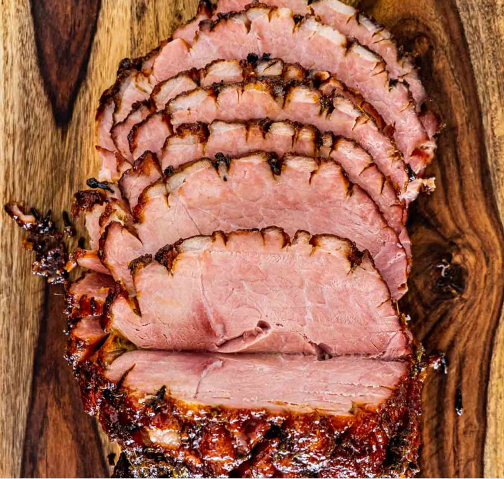 Bourbon Brown Sugar Glazed Ham